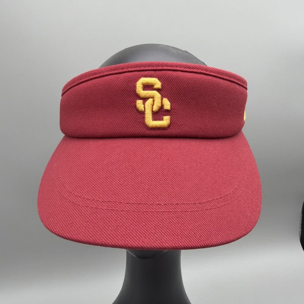 NCAA USC Trojans Nike Dri Fit Adjustable Visor EUC